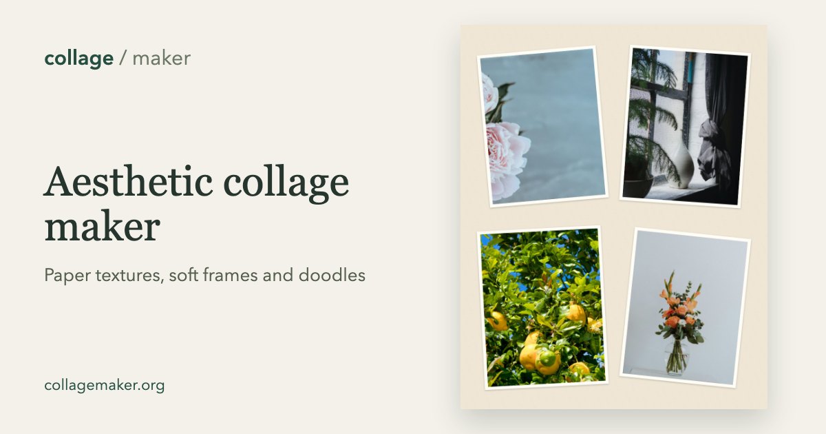 Aesthetic Collage Maker — Scrapbook Style, Free